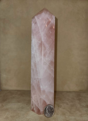 Soothing Rose Quartz Tower