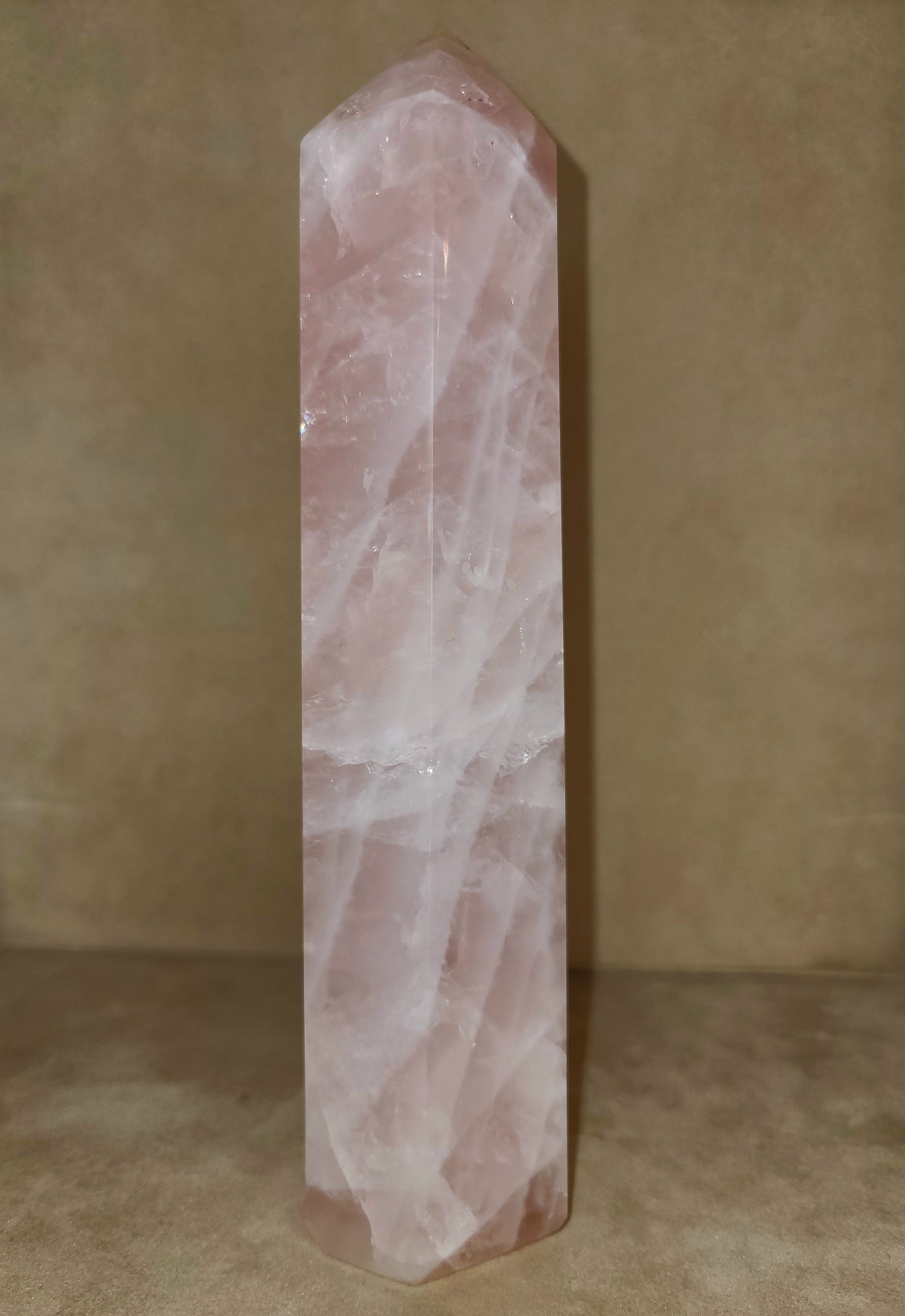 Soothing Rose Quartz Tower