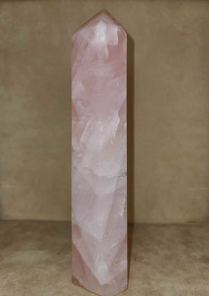 Soothing Rose Quartz Tower