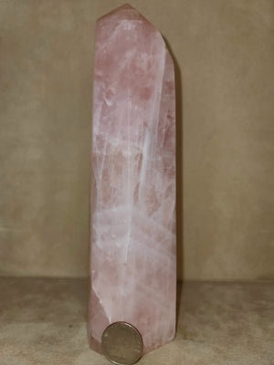 Sensual Rose Quartz Tower