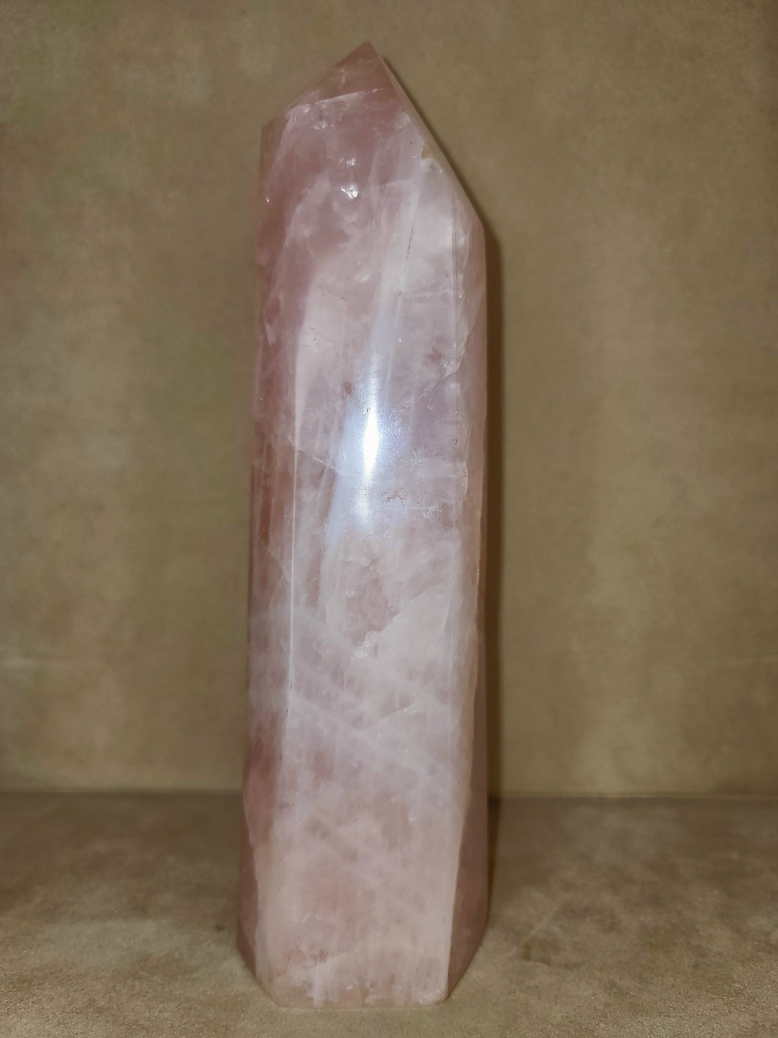 Sensual Rose Quartz Tower