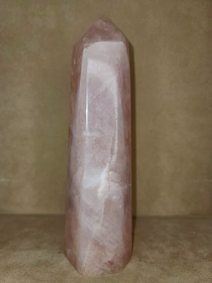 Sensual Rose Quartz Tower