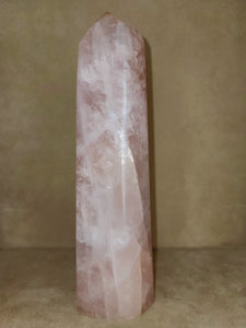 Sensual Rose Quartz Tower