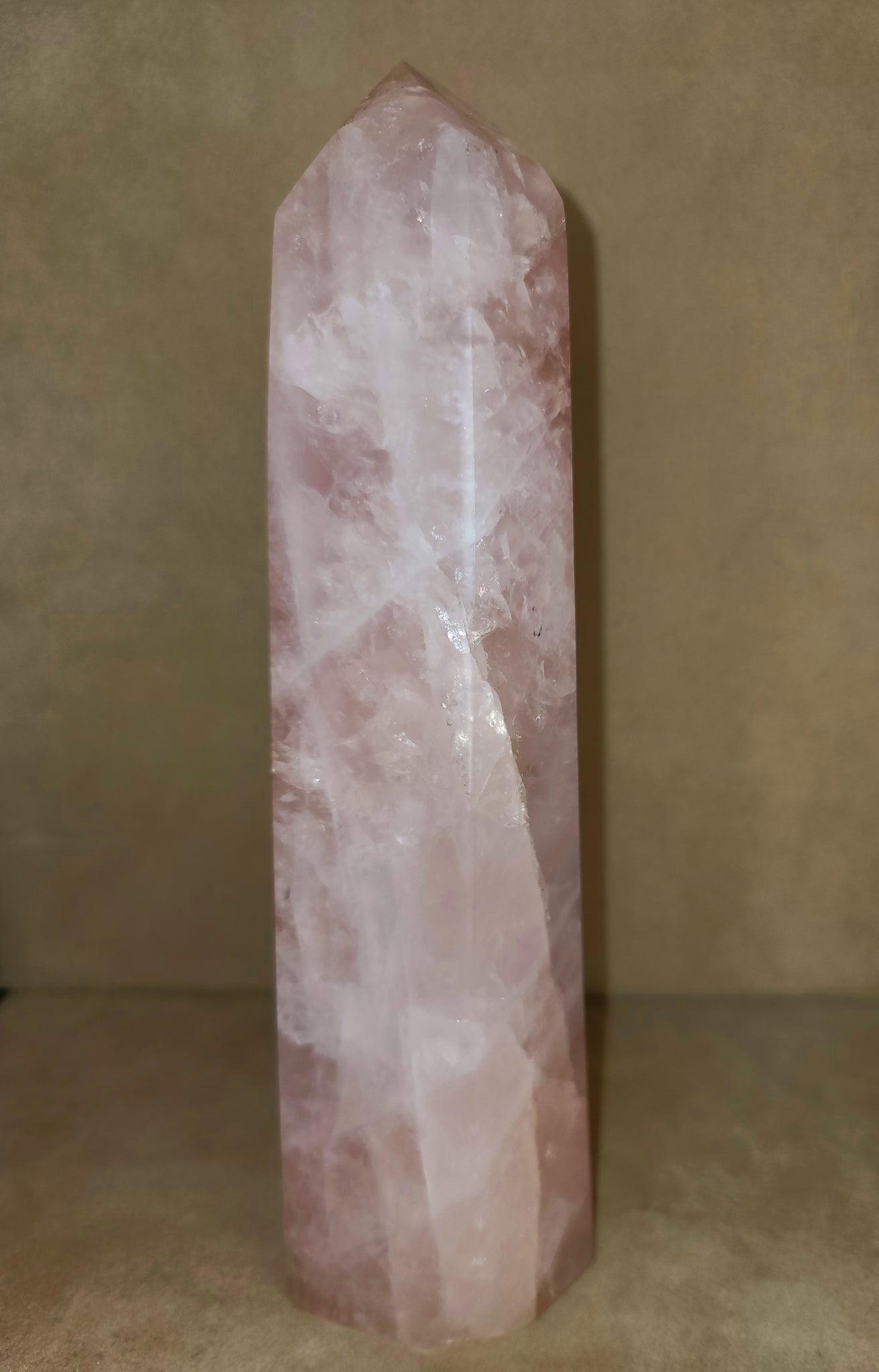 Sensual Rose Quartz Tower