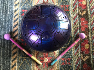 9 inch b minor 432 Hz Purple Haze Healing Drum