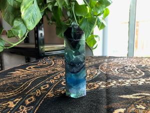 rainbow fluorite tower