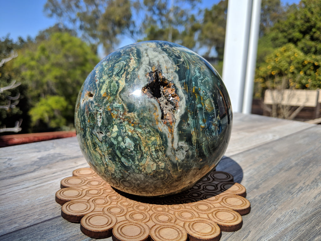 Visionary Ocean Jasper Sphere