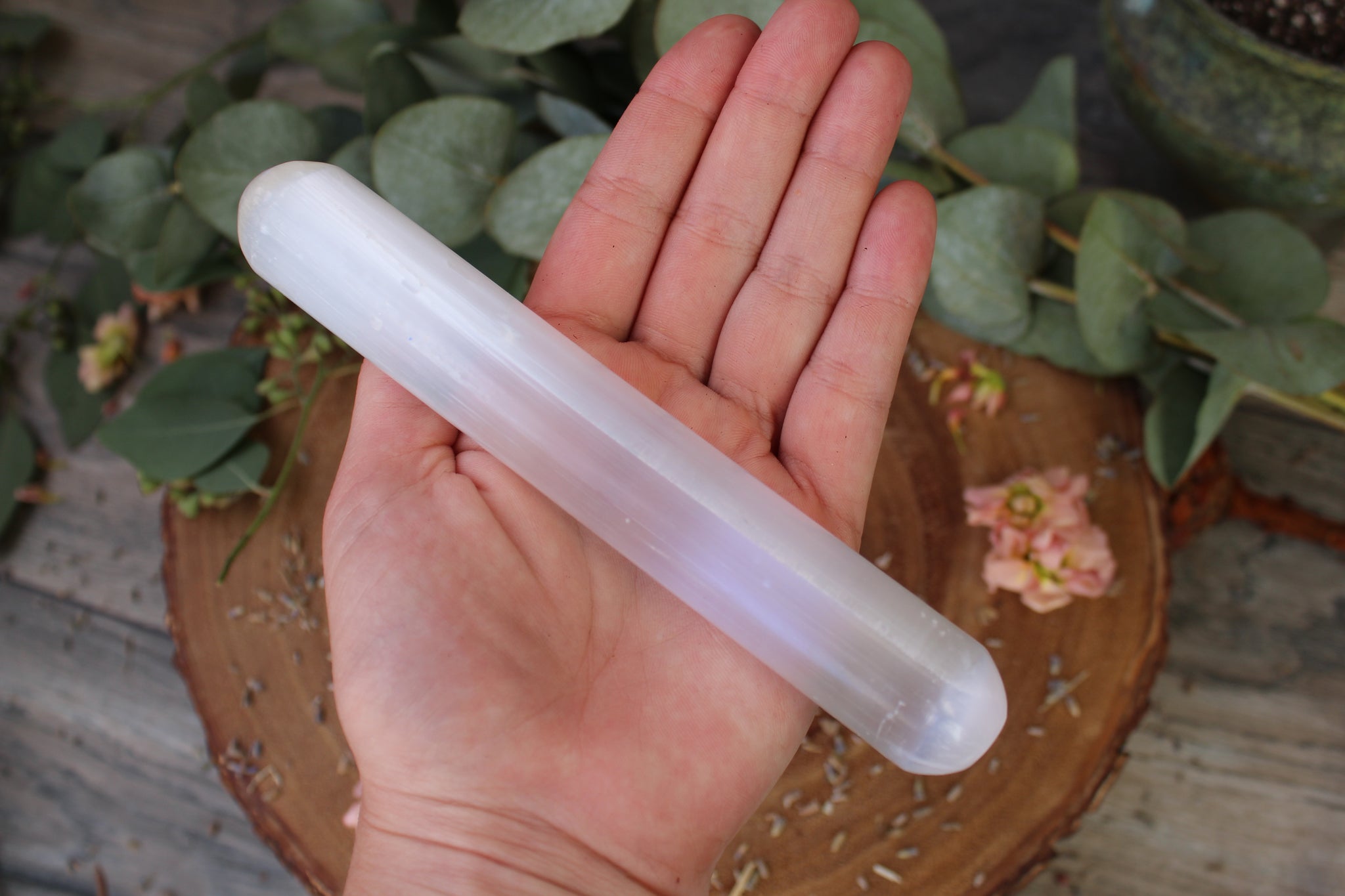 Selenite Wand