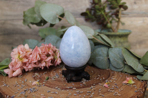 Blue Calcite Egg