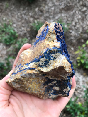 Royal Blue Botryoidal Azurite in Matrix