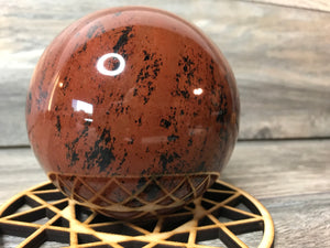 XL Mahogony Obsidian Sphere