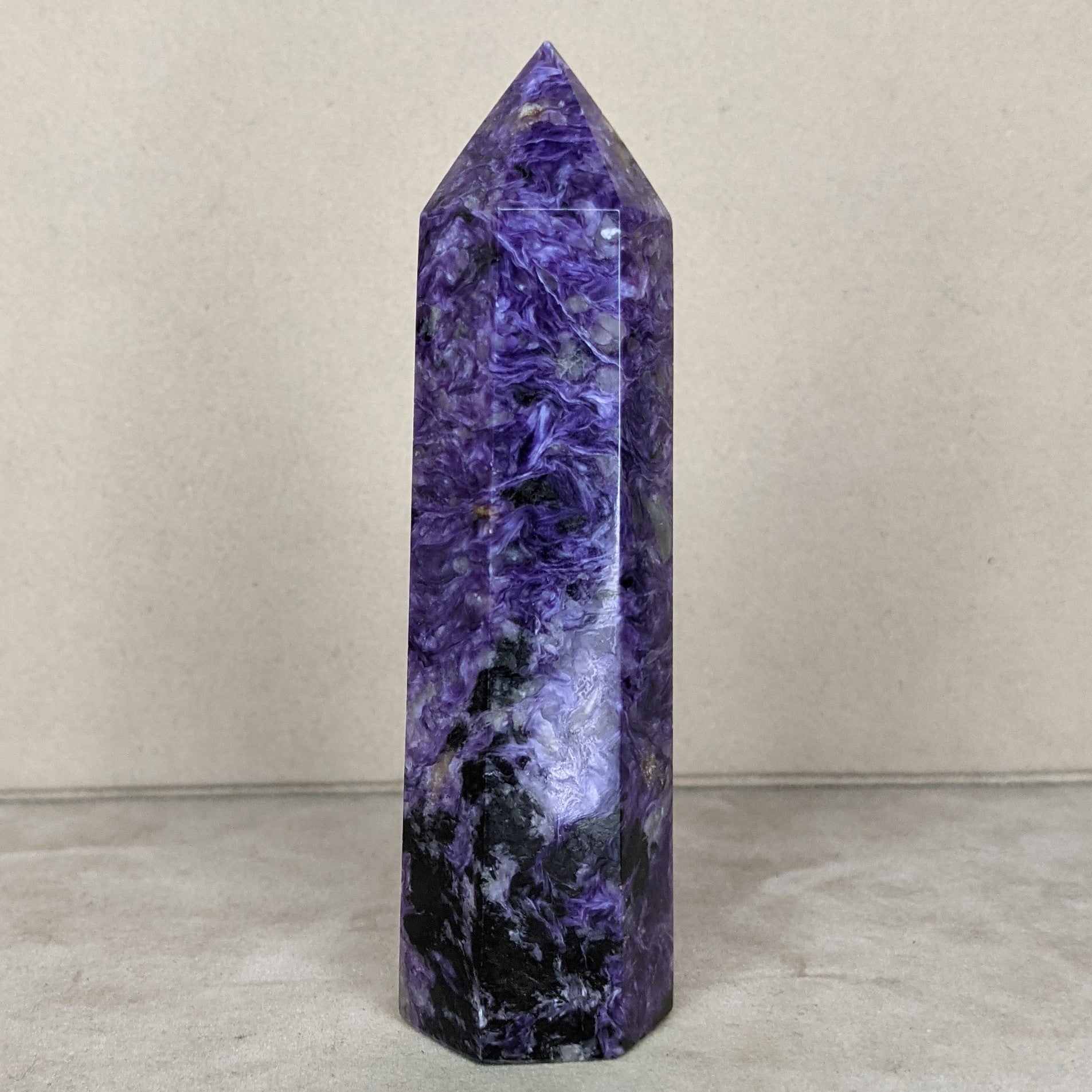 Inspiring Charoite Tower