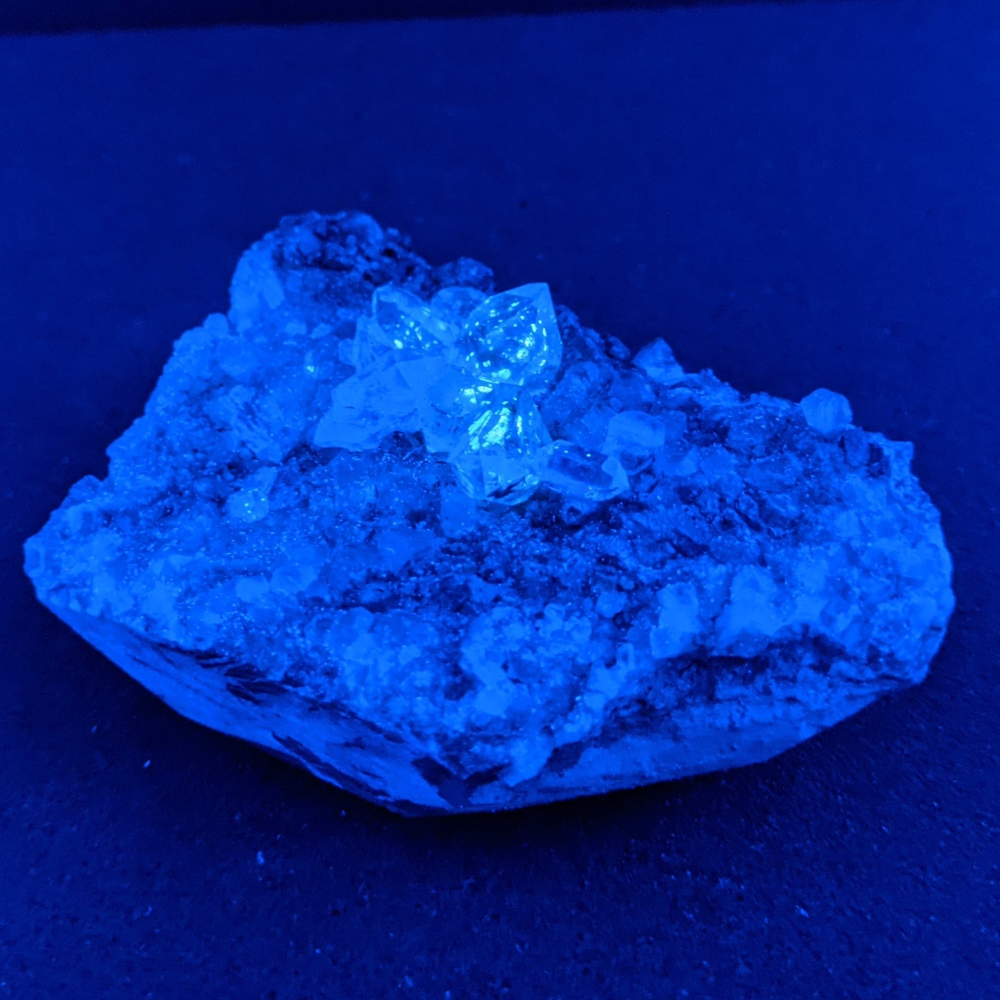 Petroleum Quartz on Matrix