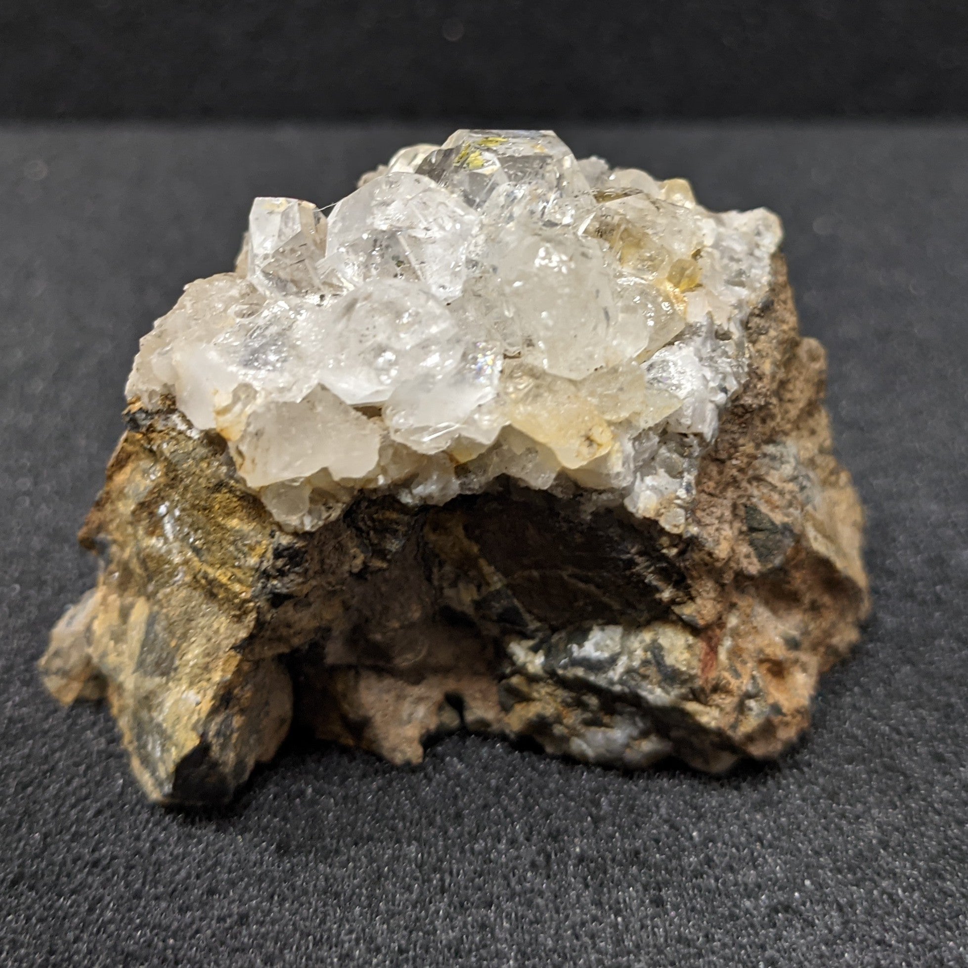 Petroleum Quartz on Matrix