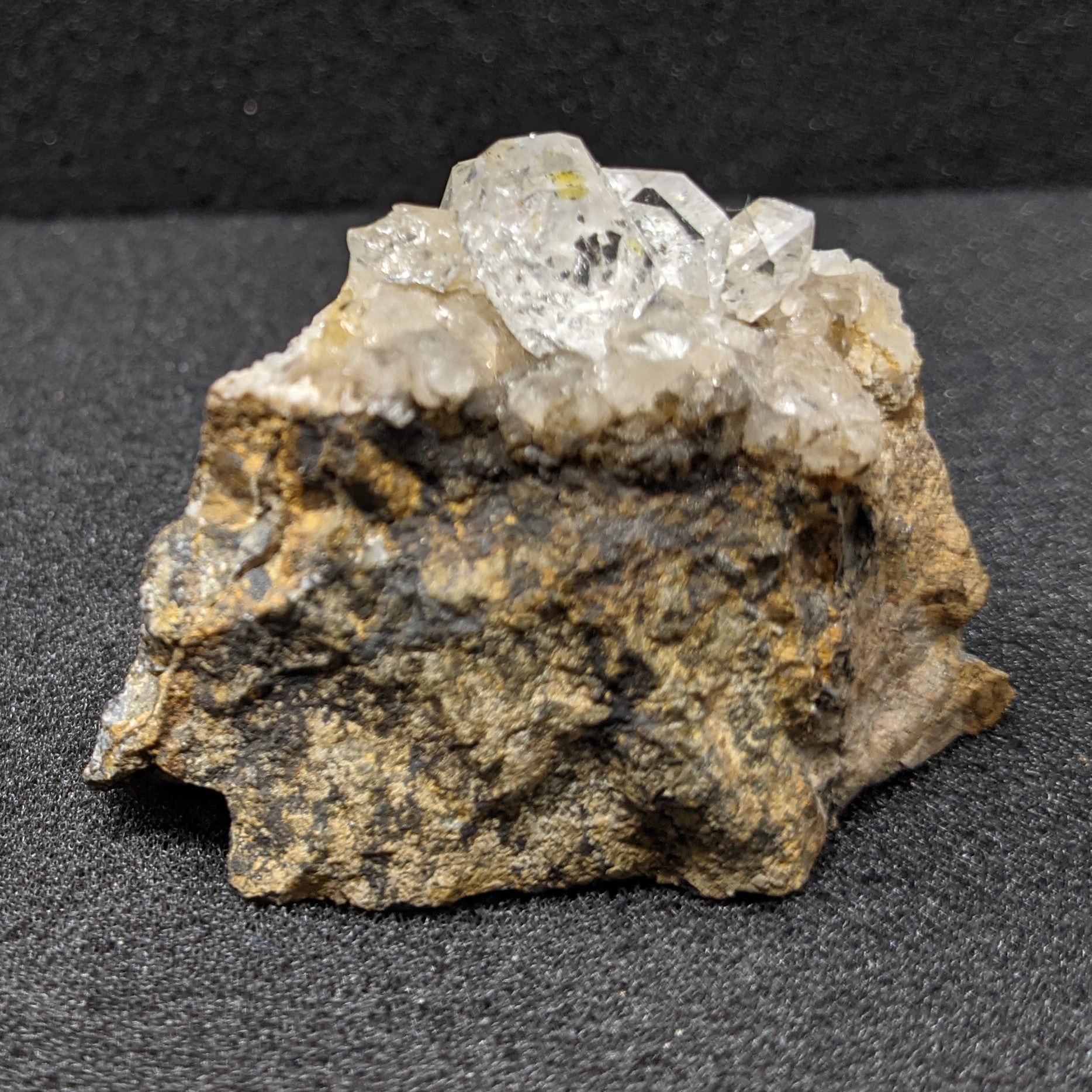 Petroleum Quartz on Matrix