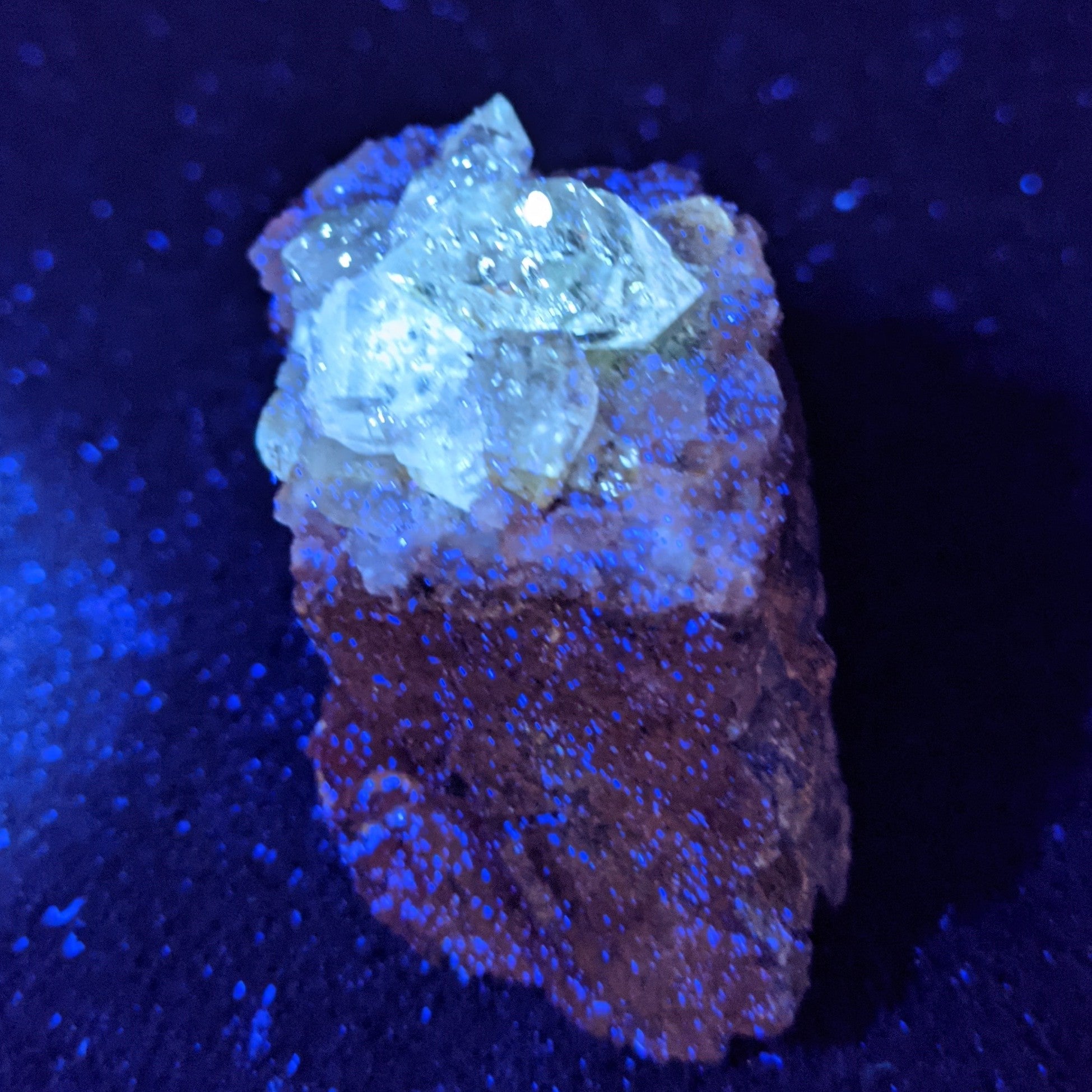 Petroleum Quartz on Matrix