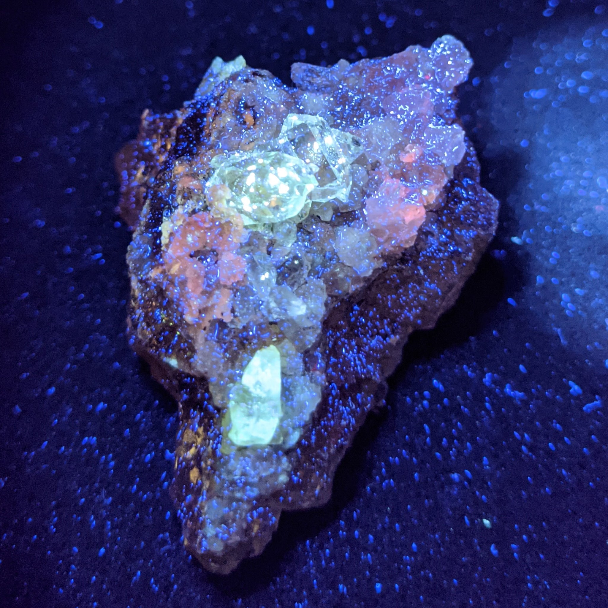 Petroleum Quartz on Matrix