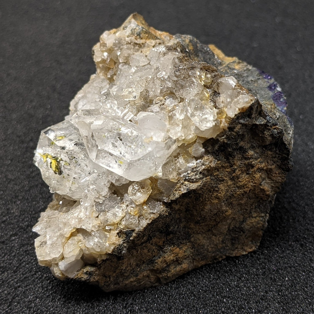 Petroleum Quartz on Matrix