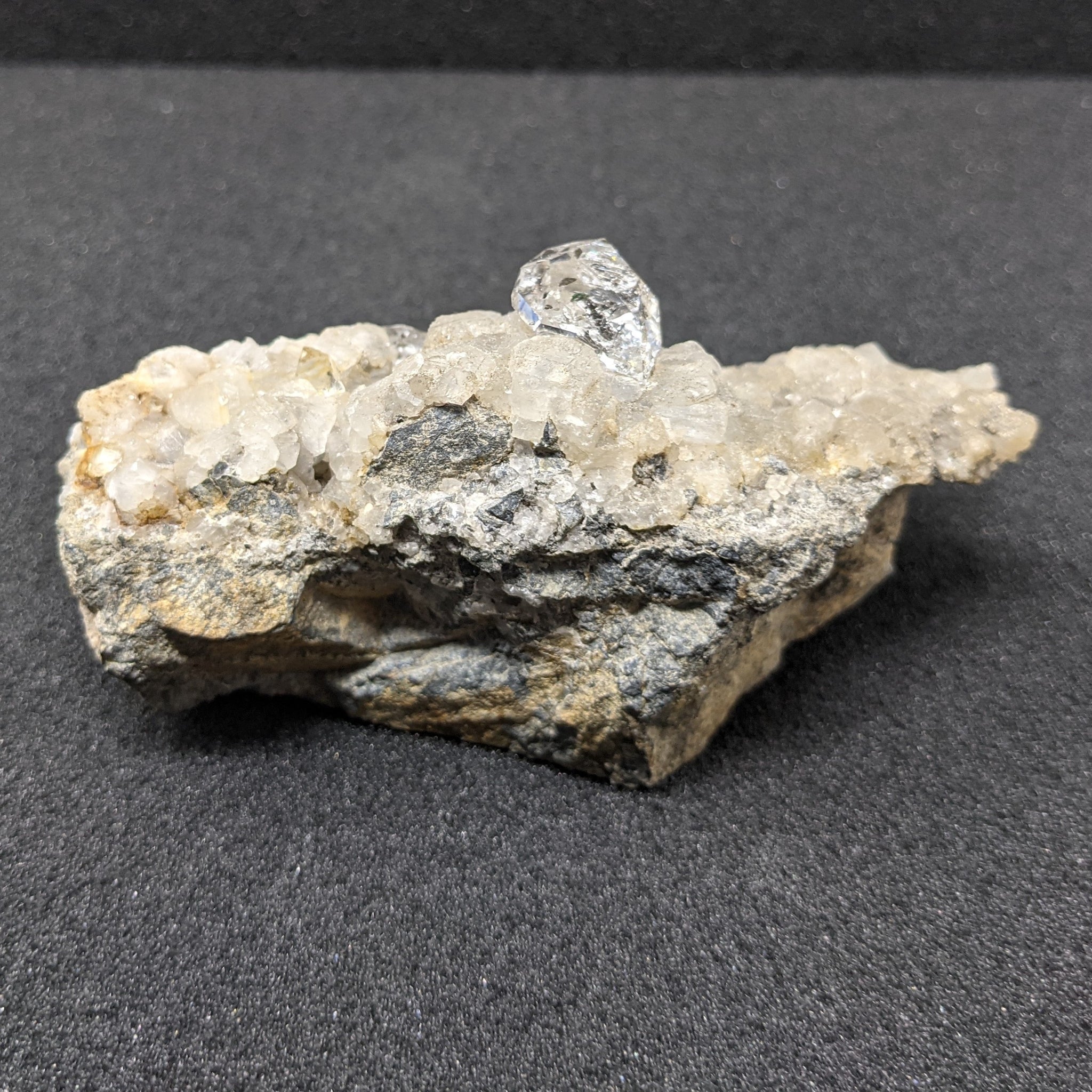 Petroleum Quartz on Matrix