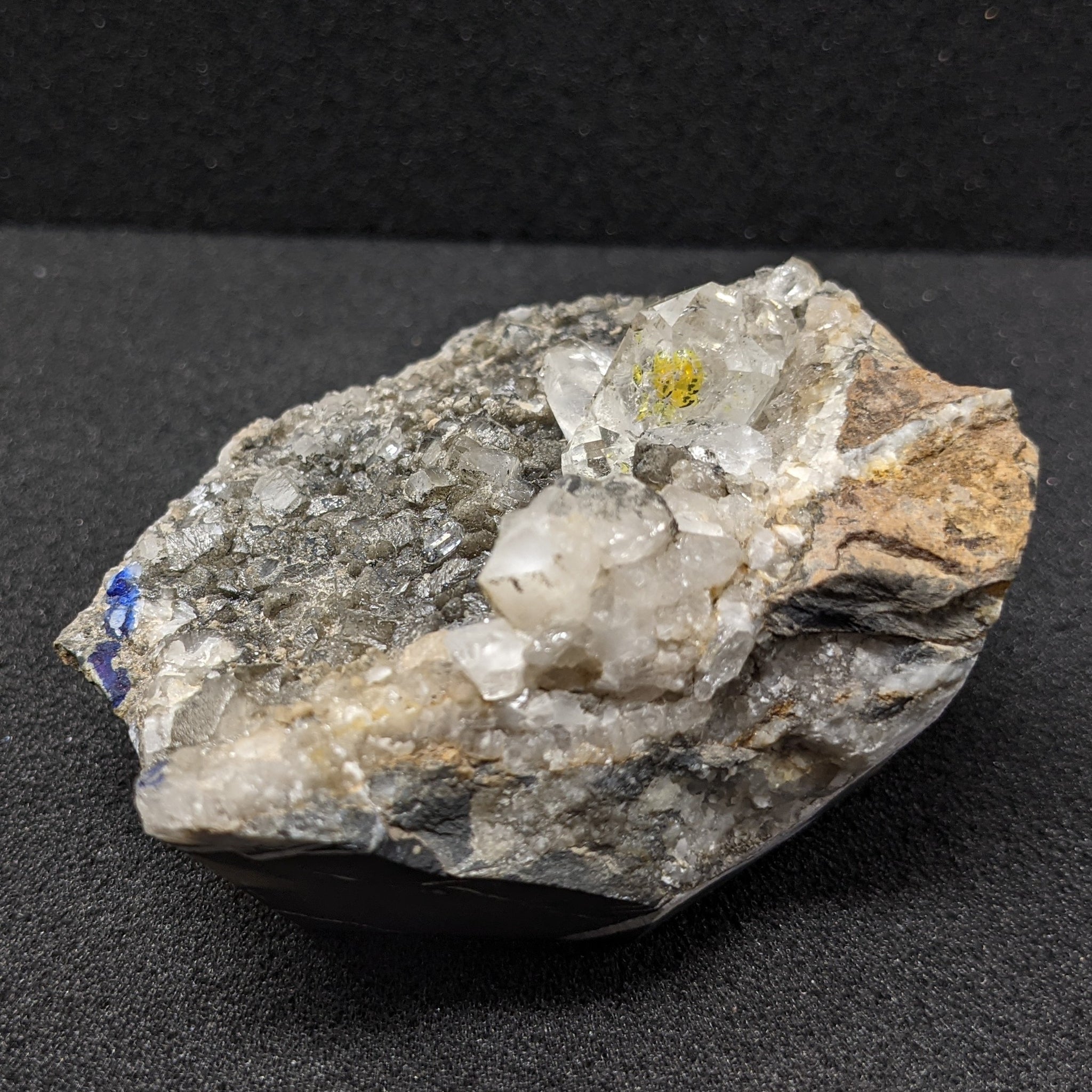 Petroleum Quartz on Matrix