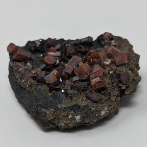 Vanadinite on Manganese Oxide