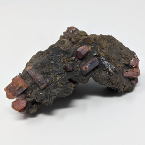 Vanadinite on Manganese Oxide