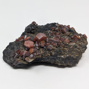 Vanadinite on Manganese Oxide