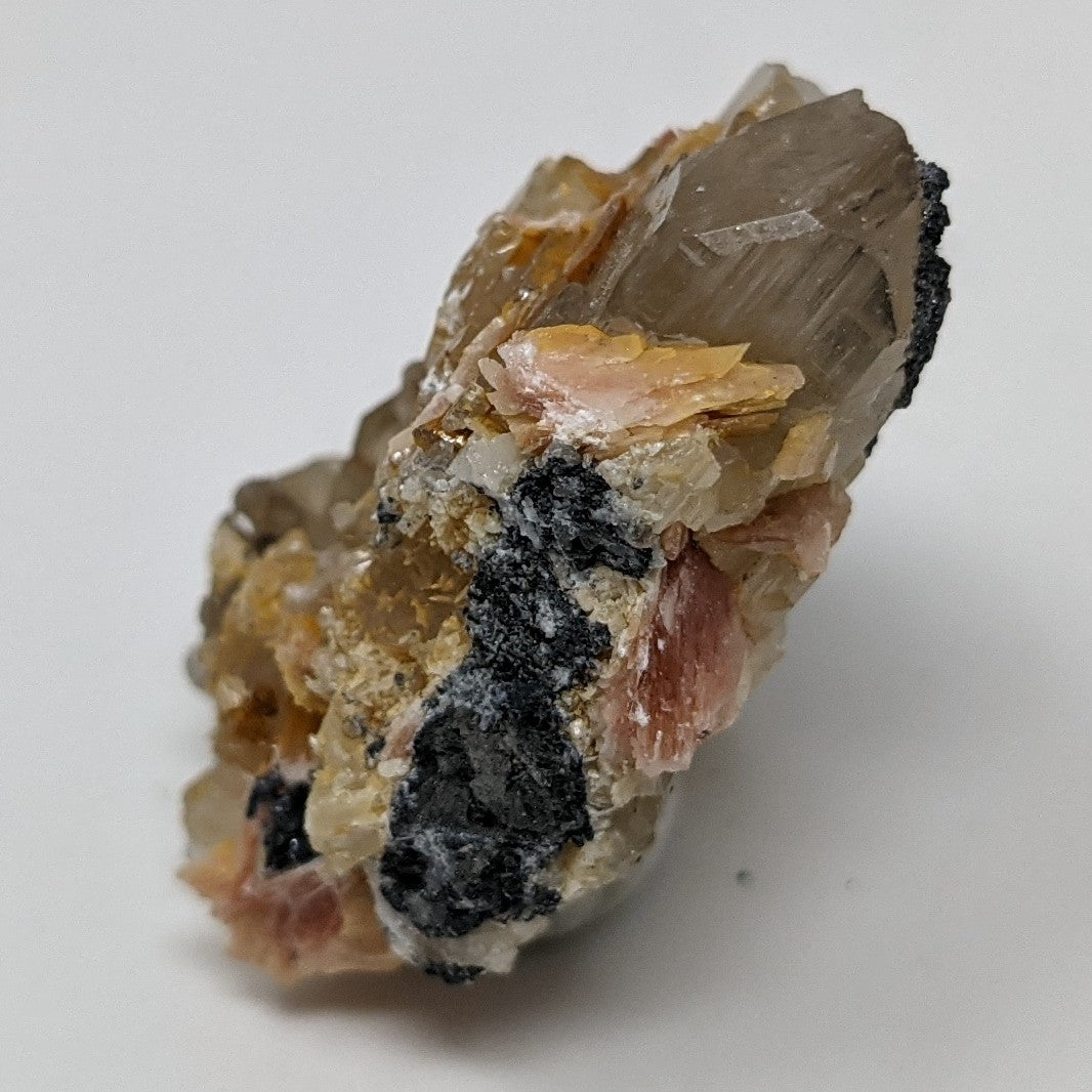 Cerussite with Galena & Barite