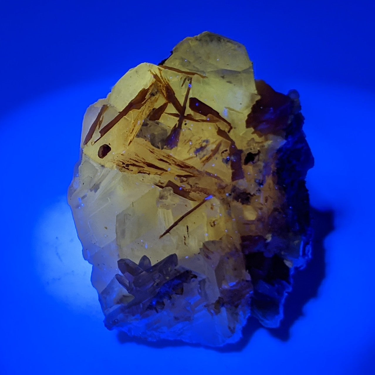 Cerussite with Galena & Barite
