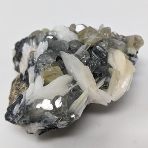 Cerussite with Galena & Barite