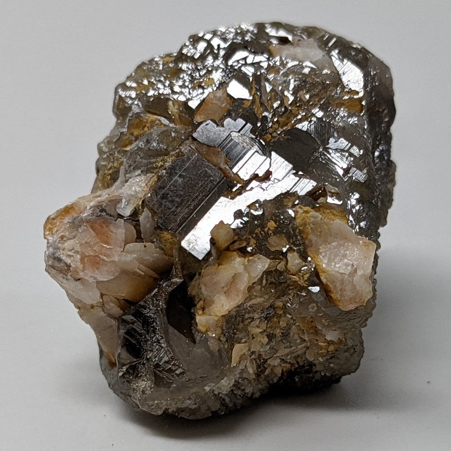 Cerussite with Galena and Barite