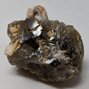 Cerussite with Galena and Barite
