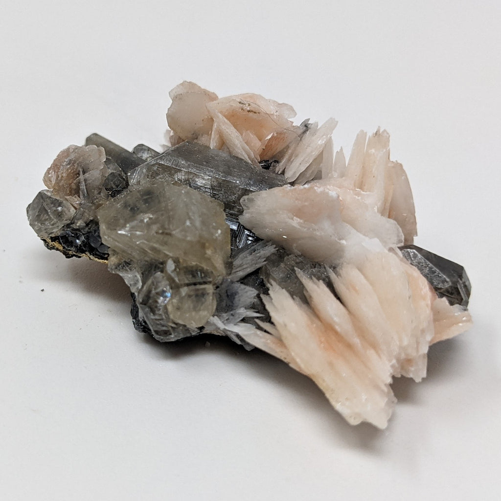 Cerussite with Galena & Barite