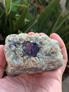 Fluorite with Quartz and Siderite