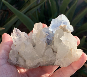 Fluorite on Quartz