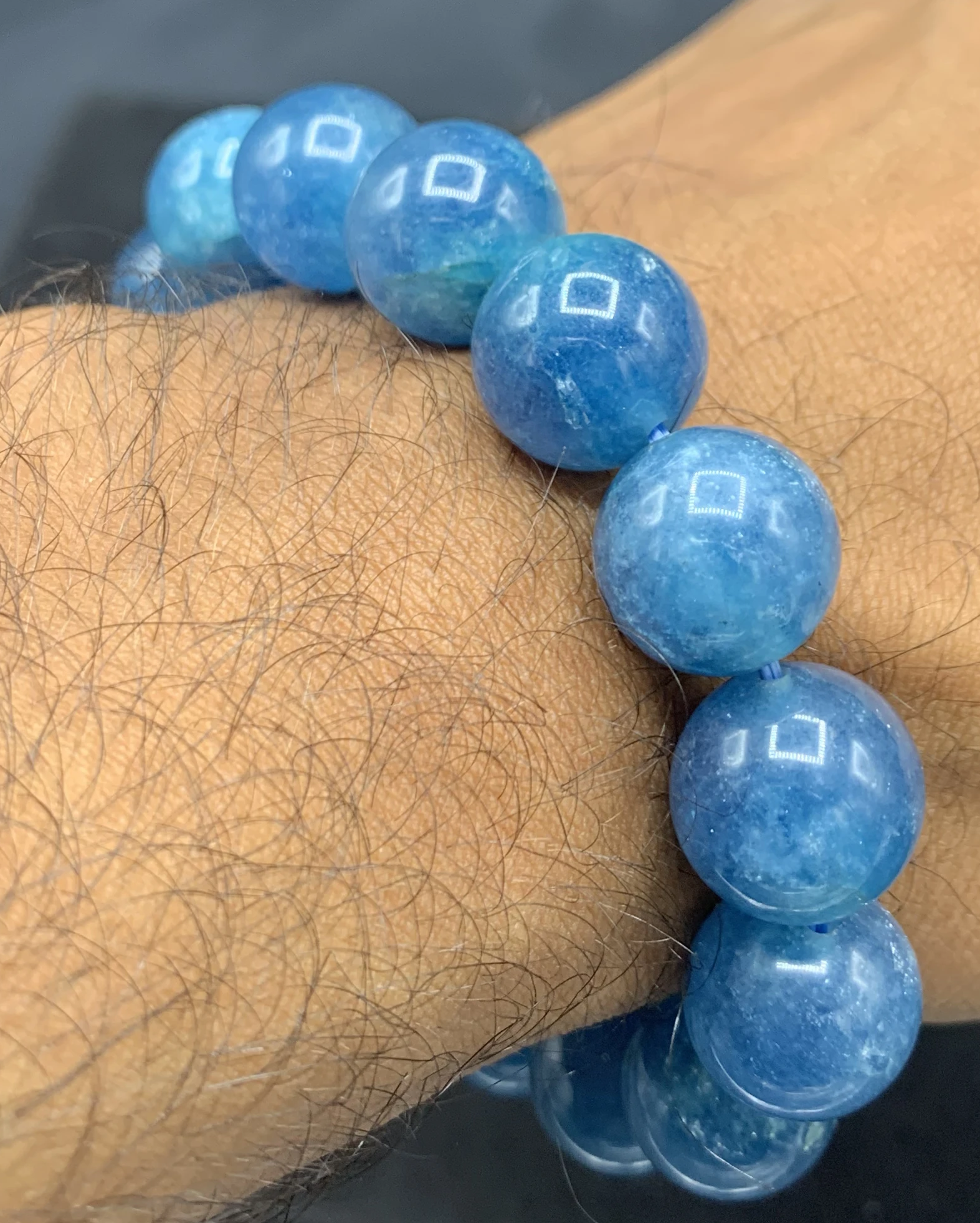 Blue Apatite Bracelet Rockmystic