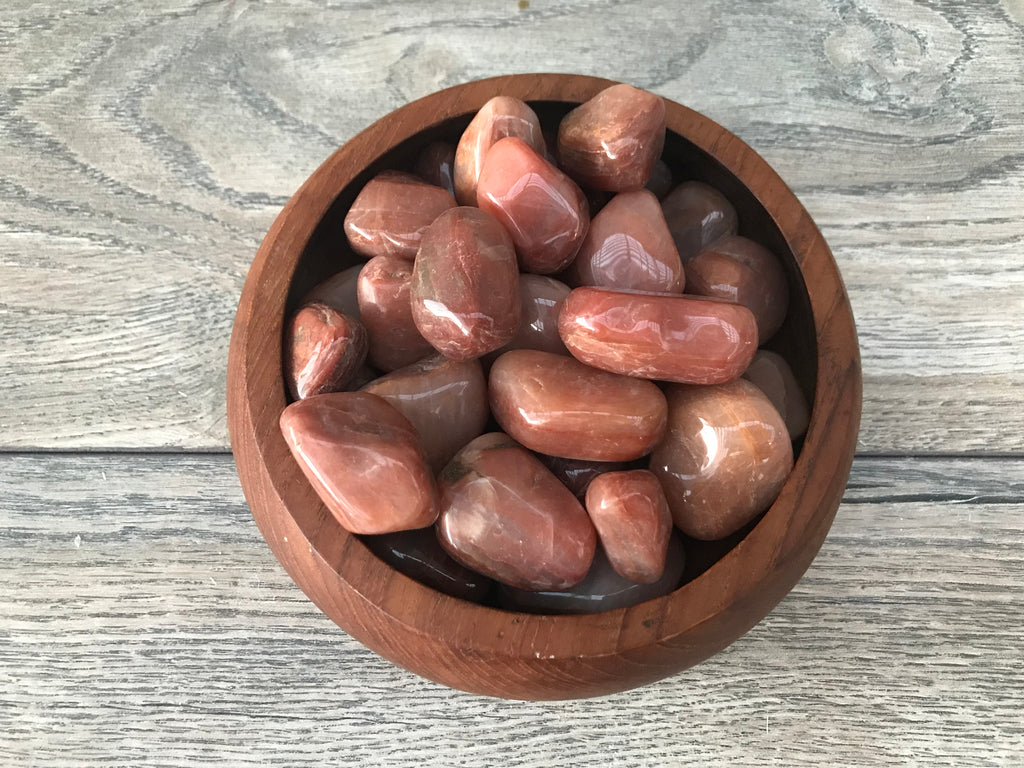 Red Aventurine Palm Stone