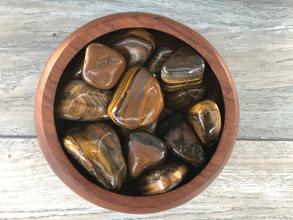 Gold Tiger’s Eye Palm Stone