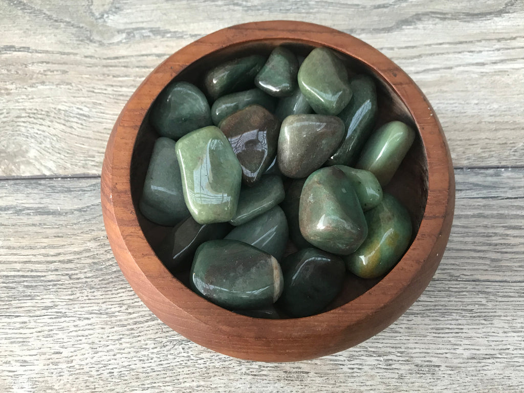 Green Aventurine Palm Stone