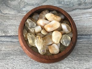 Citrine Palm Stone