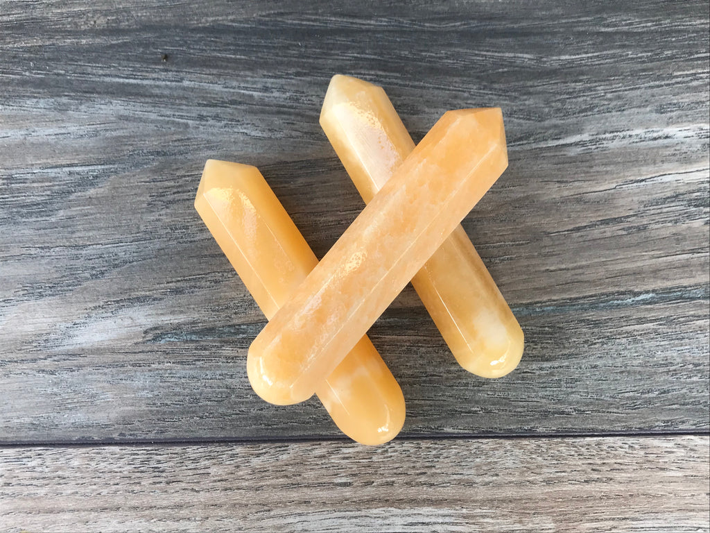 Honey Calcite Wands