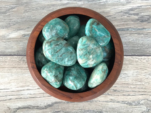 Amazonite Palm Stone