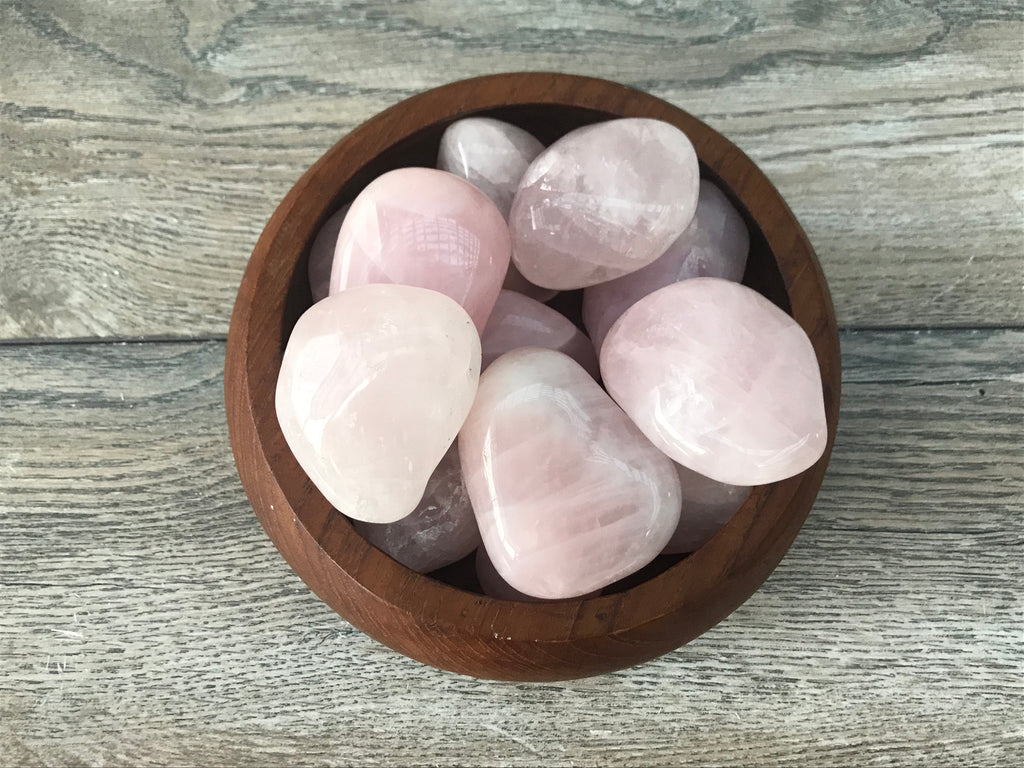 Rose Quartz Palm Stone