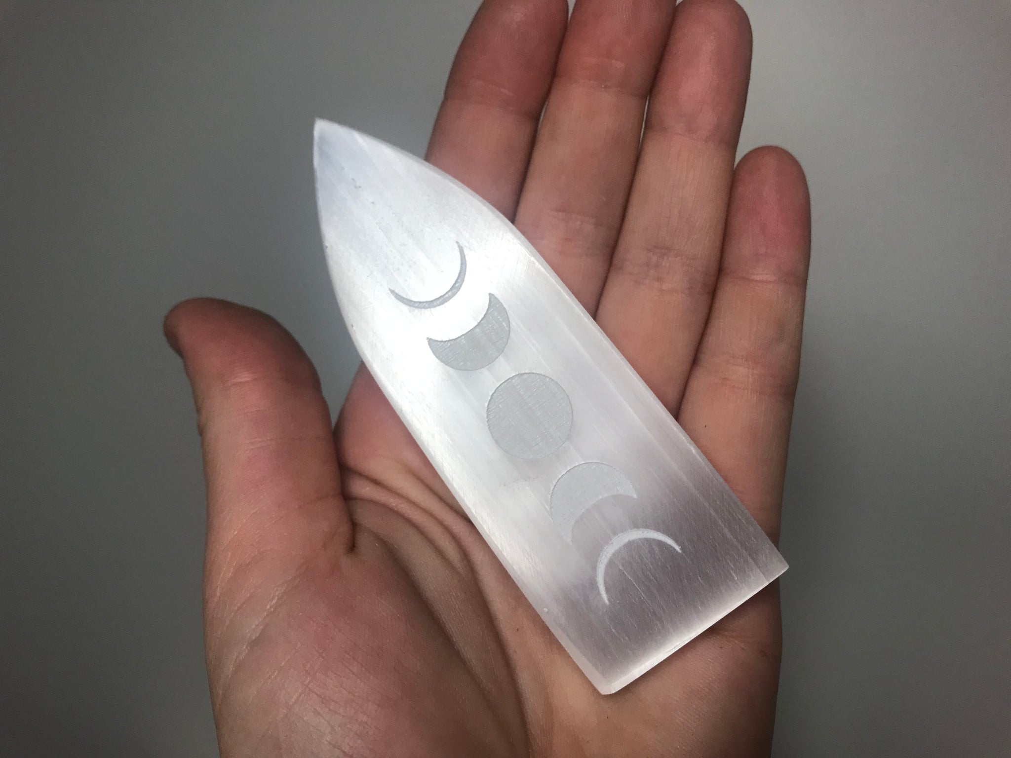 Moon Phase Selenite