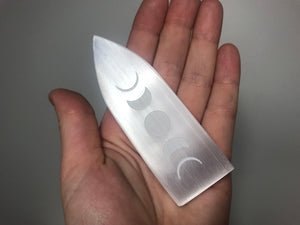 Moon Phase Selenite