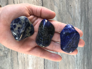 Sodalite Palm Stone