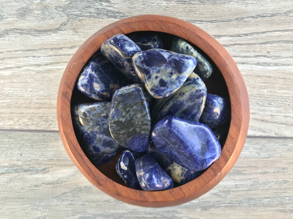 Sodalite Palm Stone