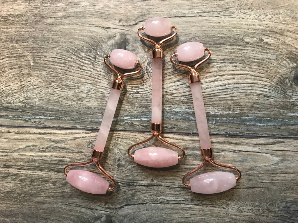 Rose Quartz Massage Roller