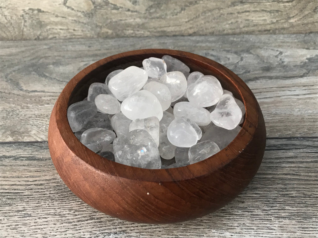 Clear Quartz Palm Stone