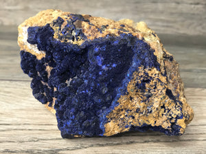 Botryoidal Azurite in Matrix